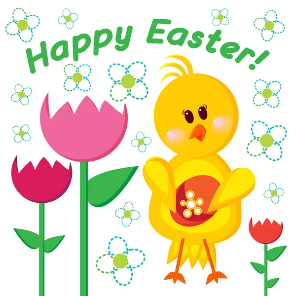 Easter greetings card Happy Easter — Stock Vector