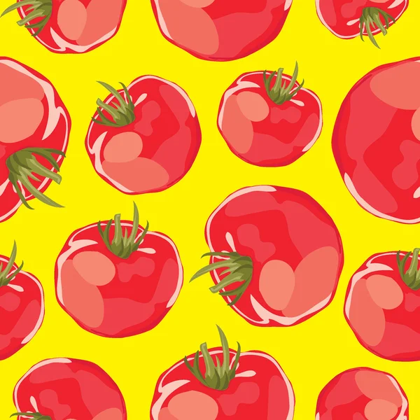 Tomatoes background. — Stock Vector