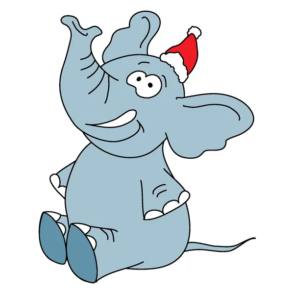 Grauer Elefant. — Stockvektor