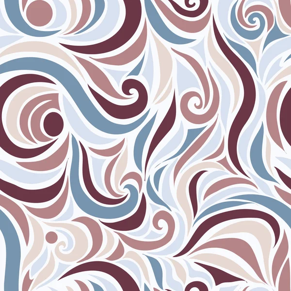 波无缝手绘制的模式 — 图库矢量图片