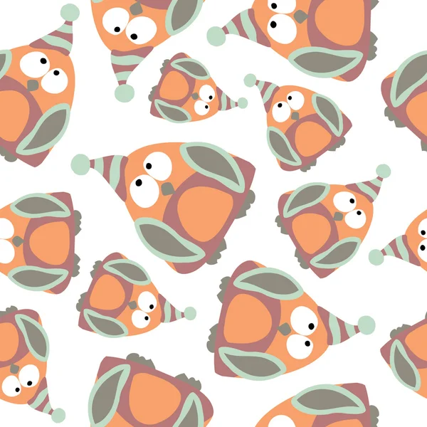 Penguins seamless pattern. — Stock Vector