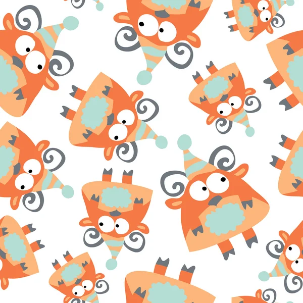 Pigs  seamless pattern. — Stock Vector