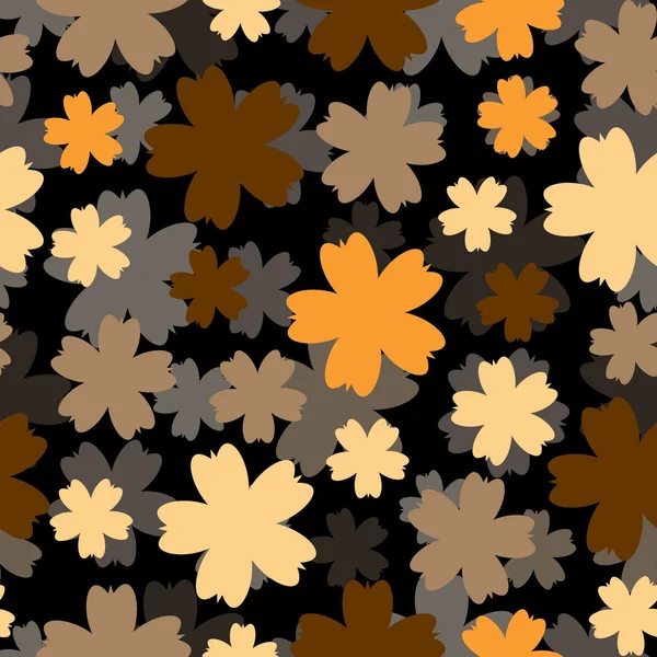 Floral background seamless pattern. — Stock Vector