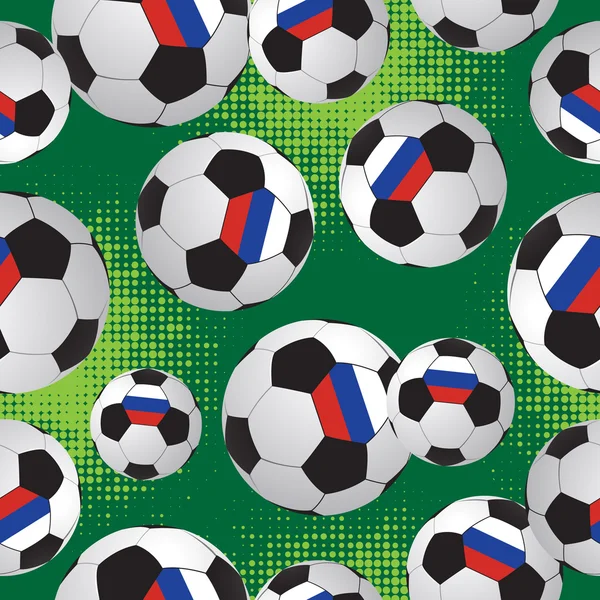 Des ballons. texture ballon de football . — Image vectorielle