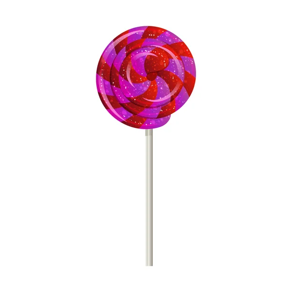 Candy on a stick, spinner, spiral. vector. — Stock Vector