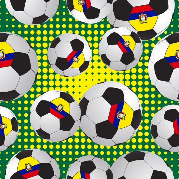 Des ballons. Fond sportif . — Image vectorielle