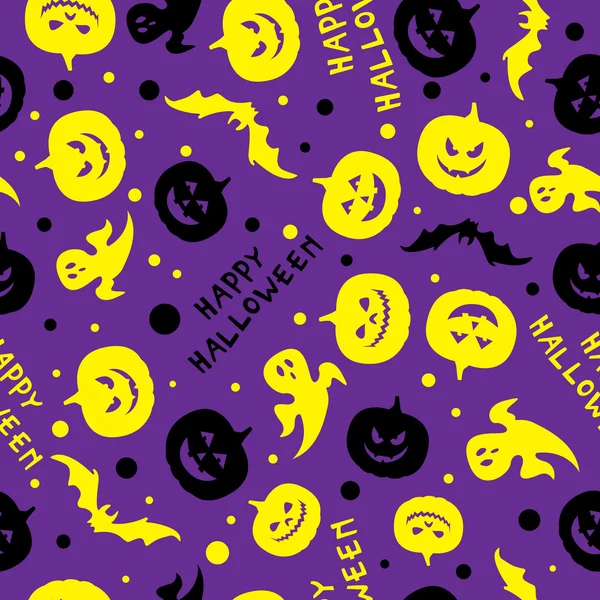 Gelukkig halloween kaart ontwerp — Stockvector