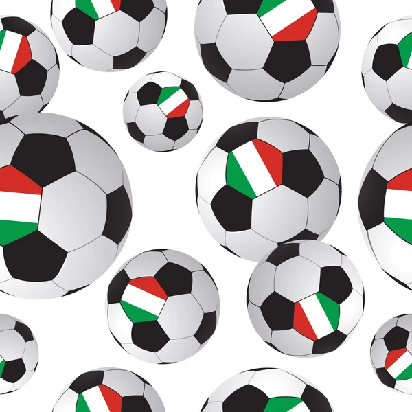 Balle de foot Texture. Modèle sportif . — Image vectorielle