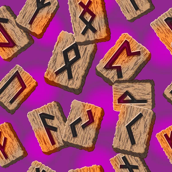 Runes norvégiennes Fond vectoriel abstrait avec modèle pour cartes de vœux, textiles — Image vectorielle