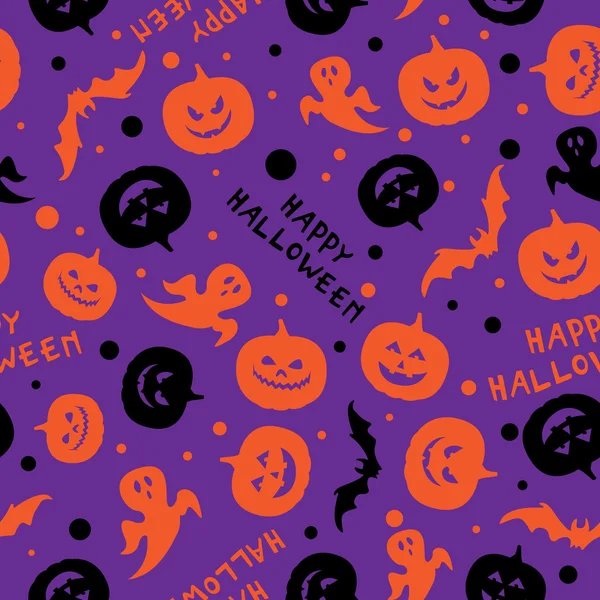 Gelukkig halloween kaart ontwerp — Stockvector
