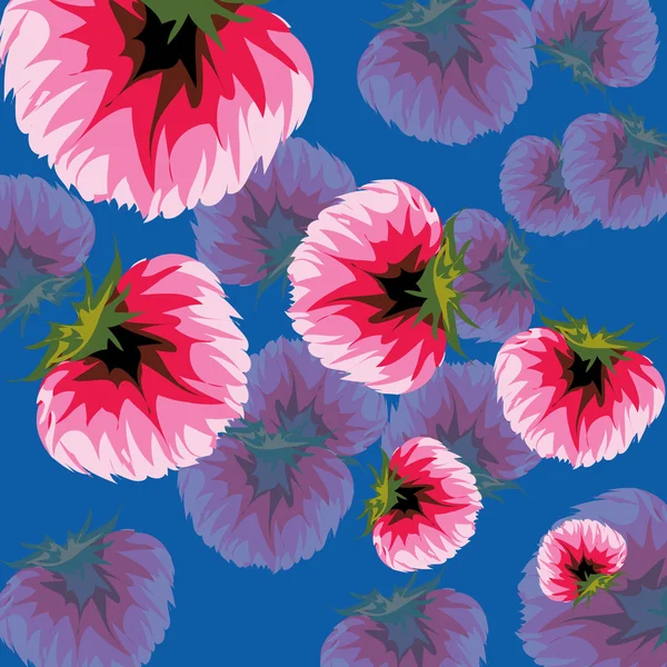 Fondo floral flores de trébol — Vector de stock