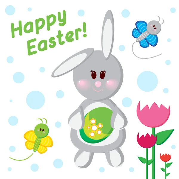 Easter greetings card — Stock Vector