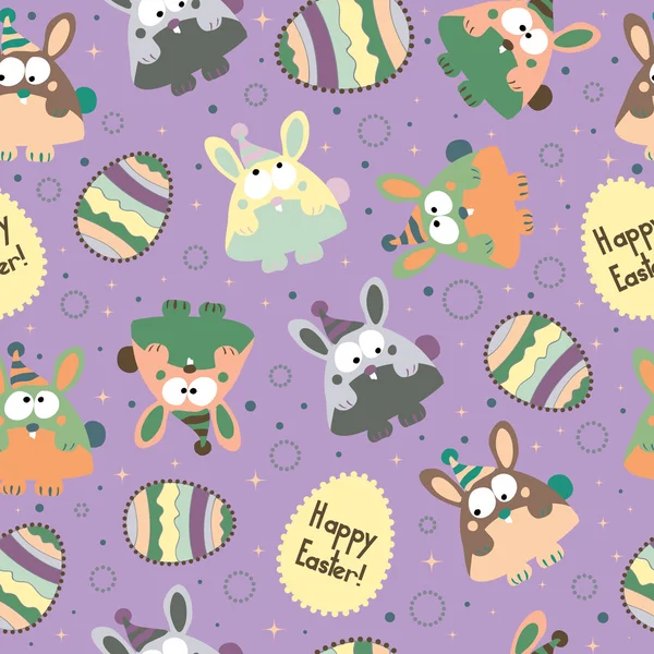 Easter seamless pattern. — Stock Vector