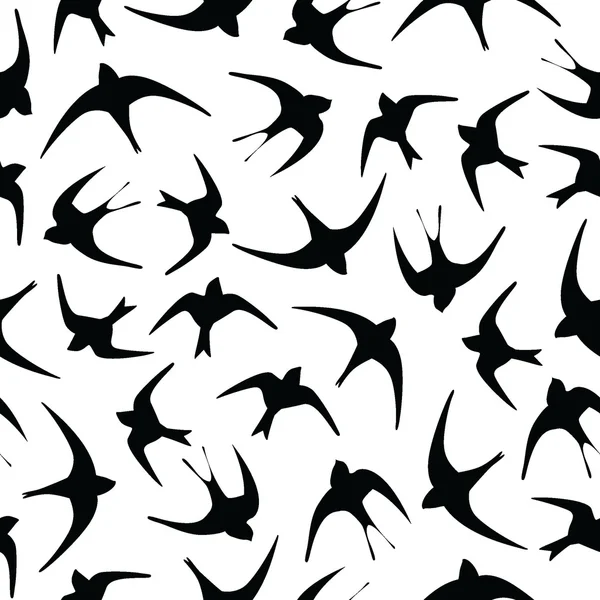Swallows background — Stock Vector