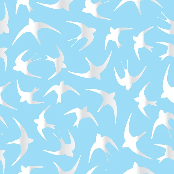 Swallows background — Stok Vektör