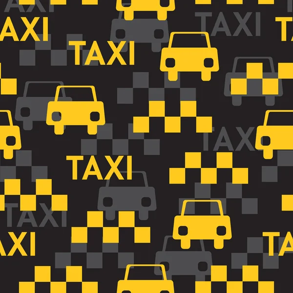 Taxi Seamless pattern — Stock Vector