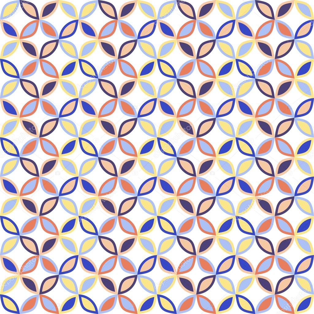 Seamless  geometric circle pattern.