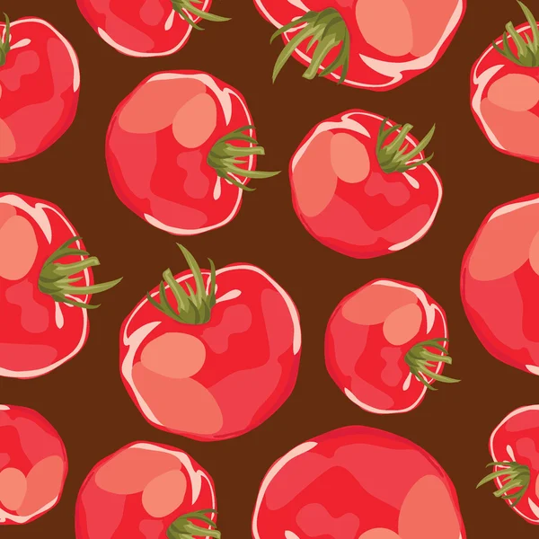 Tomatoes background. — Stock Vector