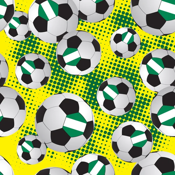 Voetballen. textuur voetbal. — Stockvector