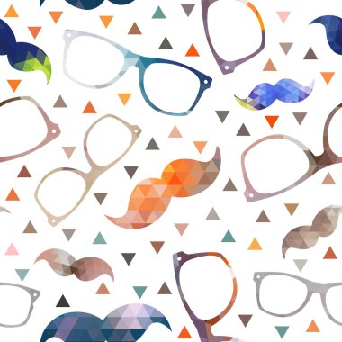 hipster sembolleri arka plan desen kumaş tasarımı, ambalaj.