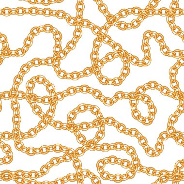 Altın Bileklikler seamless modeli. tasarım şablonu