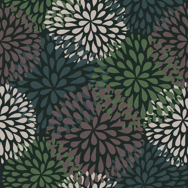 Vector naadloze patroon. moderne floral patroon. stijlvolle abstracte achtergrond. — Stockvector