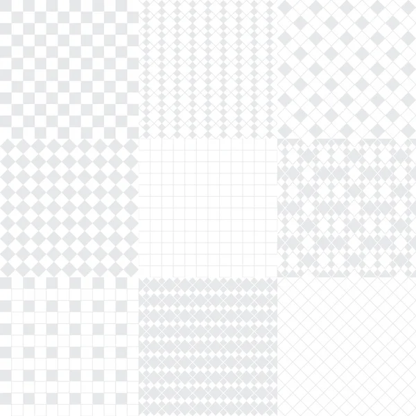 Set di texture bianche vettoriali per il design leggero . — Vettoriale Stock