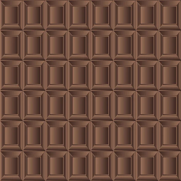 Csokoládés tej varratmentes háttérben textúra vektoros illusztráció. — Stock Vector