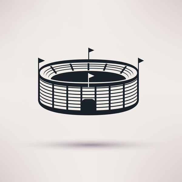векторные иконы стадиона в плоском стиле
.