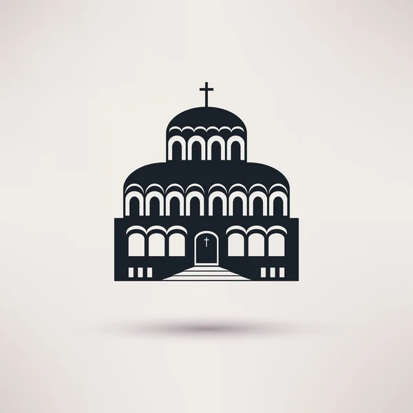 Church building  icon. — Stock Vector