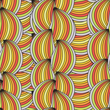 Vektör dikey sorunsuz doku dalgalar ile