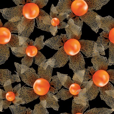 Physalis sorunsuz arka plan