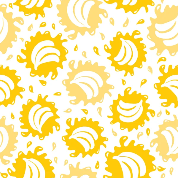 Bananes motif sans couture — Image vectorielle