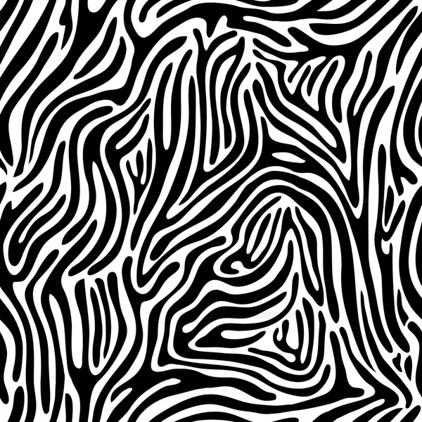 Zebra huid herhaalde patroon — Stockvector