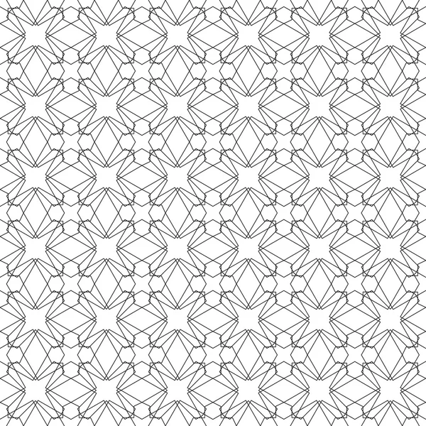 Naadloze geometrische achtergrond. Arabische patroon. — Stockvector