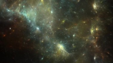 Alan animasyon Logo römorklar için. Exposion ışık Ufo etkileri ile