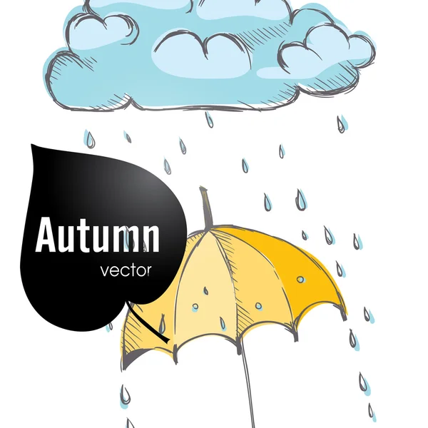 Rainy Season Background — Wektor stockowy