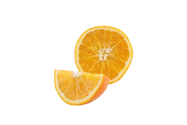 Beyaz arka planda, Inclusive kırpma yoluyla gölge izole portakal.