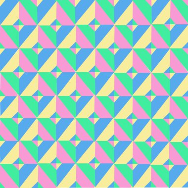 Üçgenin simetri Vintage desen