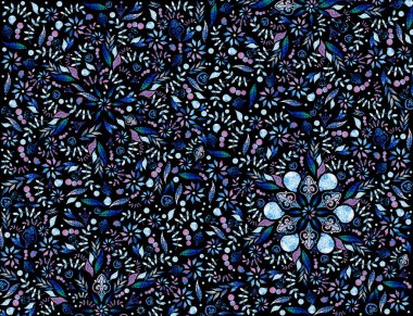 Bright background picture with oil paints. Colorful mosaic.