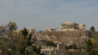 Parthenon, Atina Akropol - zaman atlamalı mesafeden