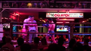 23 Şubat 2016 Tayland, Pattaya. Mücadele ve kazanan Tay kutusu competition.2 video dizisi