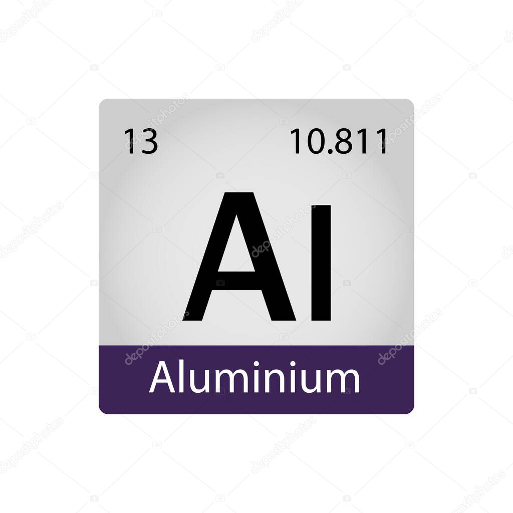 Aluminium Element Periodic Table Chemistry Concept Vector Illustration Perfect For Cards Posters Stickers Premium Vector In Adobe Illustrator Ai Ai Format Encapsulated Postscript Eps Eps Format