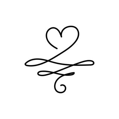 Silüet içinde, aralıksız bir aşk çizgisi. Asgari düzeyde. Kartlar, parti davetiyeleri, posterler, çıkartmalar, giysiler için mükemmel. Siyah soyut simge. Aşk konsepti