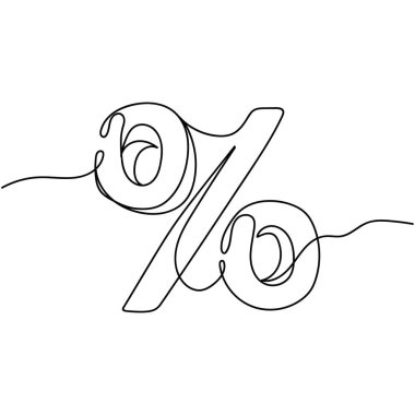 Sürekli olarak yüzde birlik bir çizgi siluet şeklinde işaretlenir. Asgari düzeyde. Kartlar, parti davetiyeleri, posterler, çıkartmalar, giysiler için mükemmel. Siyah soyut simge