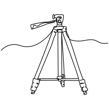  Silüet içinde tek sıra halinde ayakta duran bir üçayak. Asgari düzeyde. Kartlar, parti davetiyeleri, posterler, çıkartmalar, giysiler için mükemmel. Siyah soyut simge.