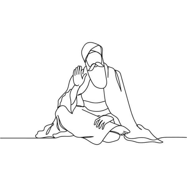 Devamlı gurpurab guru nanak jayanti festivali silüet içinde. Doğrusal biçimlendirilmiş. Asgari biçim.