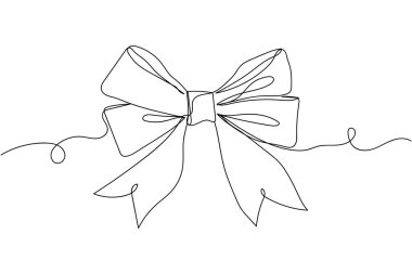 Beyaz arka planda, siluet şeklinde güzel bir yay çizgisi devam ediyor. Doğrusal biçimlendirilmiş. Minimalist.