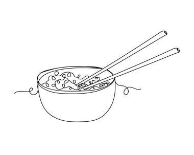 Beyaz arka planda siluet içinde Asya eriştesi çizimleri devam ediyor. Doğrusal biçimlendirilmiş.