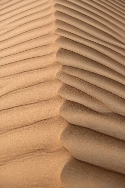 Desert Sand Dune Sand Texture Wave Pattern Surface Dune Minimalism — Stock Photo, Image